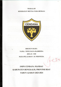 Kesehatan Mental pada Remaja
