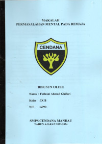 Permasalahan Mental pada Remaja