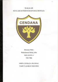 Pengaruh Pornografi bagi Remaja