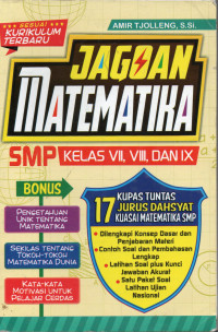 Jagonya Matematika SMP VII, VIII, IX