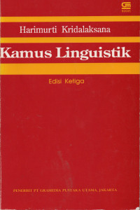 Kamus Linguistik: Edisi Ketiga